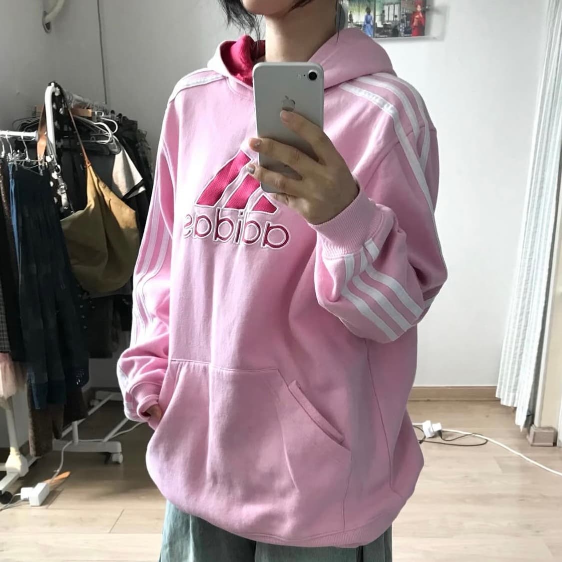 미라이클립 아디다스 후드티 빈티지 상품이미지2