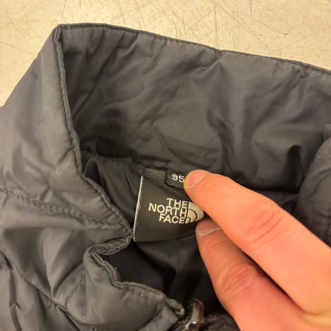 노스페이스 스몰로고 누빔 자켓 상품이미지3