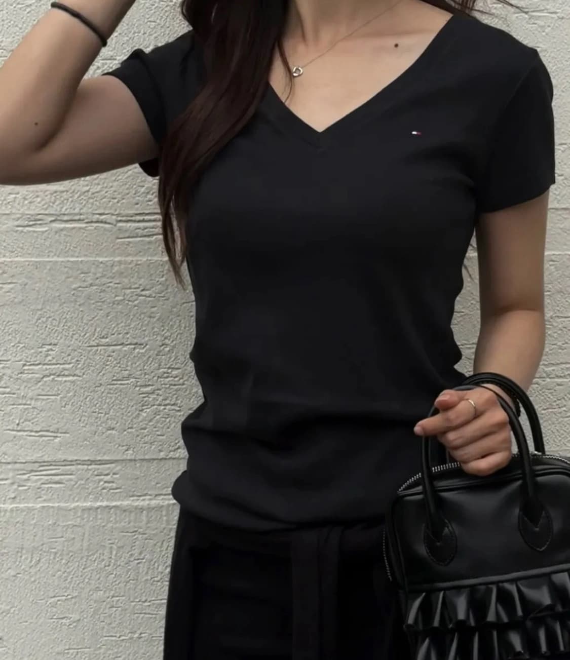 (새상품) 타미힐피거 브이넥 반팔 상품이미지1