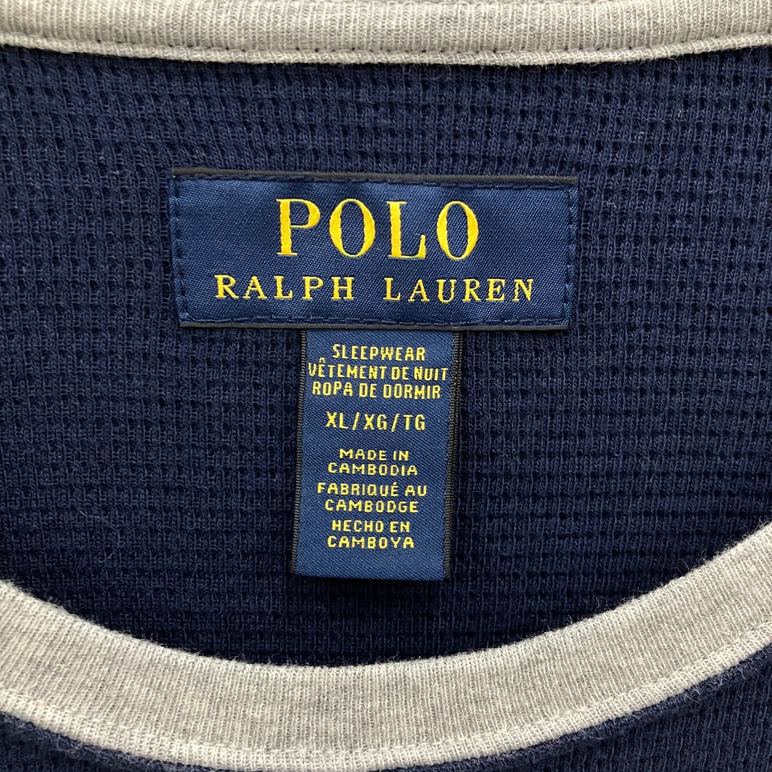 폴로 랄프로렌 크레스트 와플 니트 롱슬리브 XL 상품이미지3