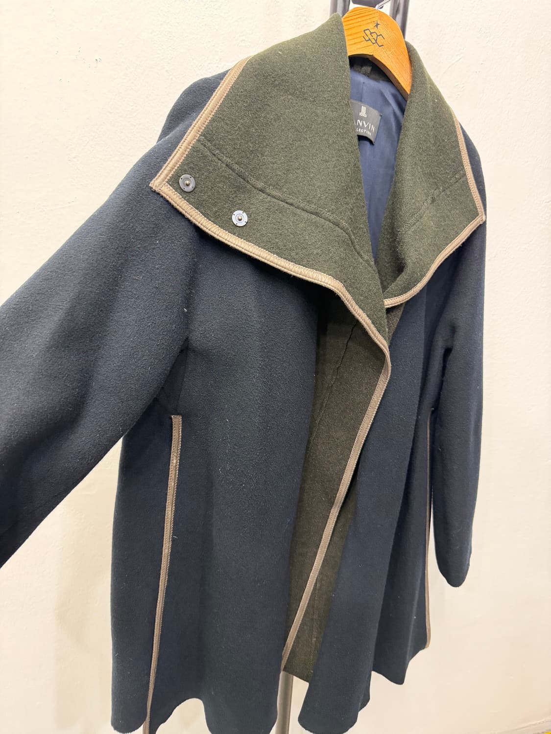 정품) LANVIN 컬렉션 랑방 한섬 캐시미어 혼방 코트 82 상품이미지2