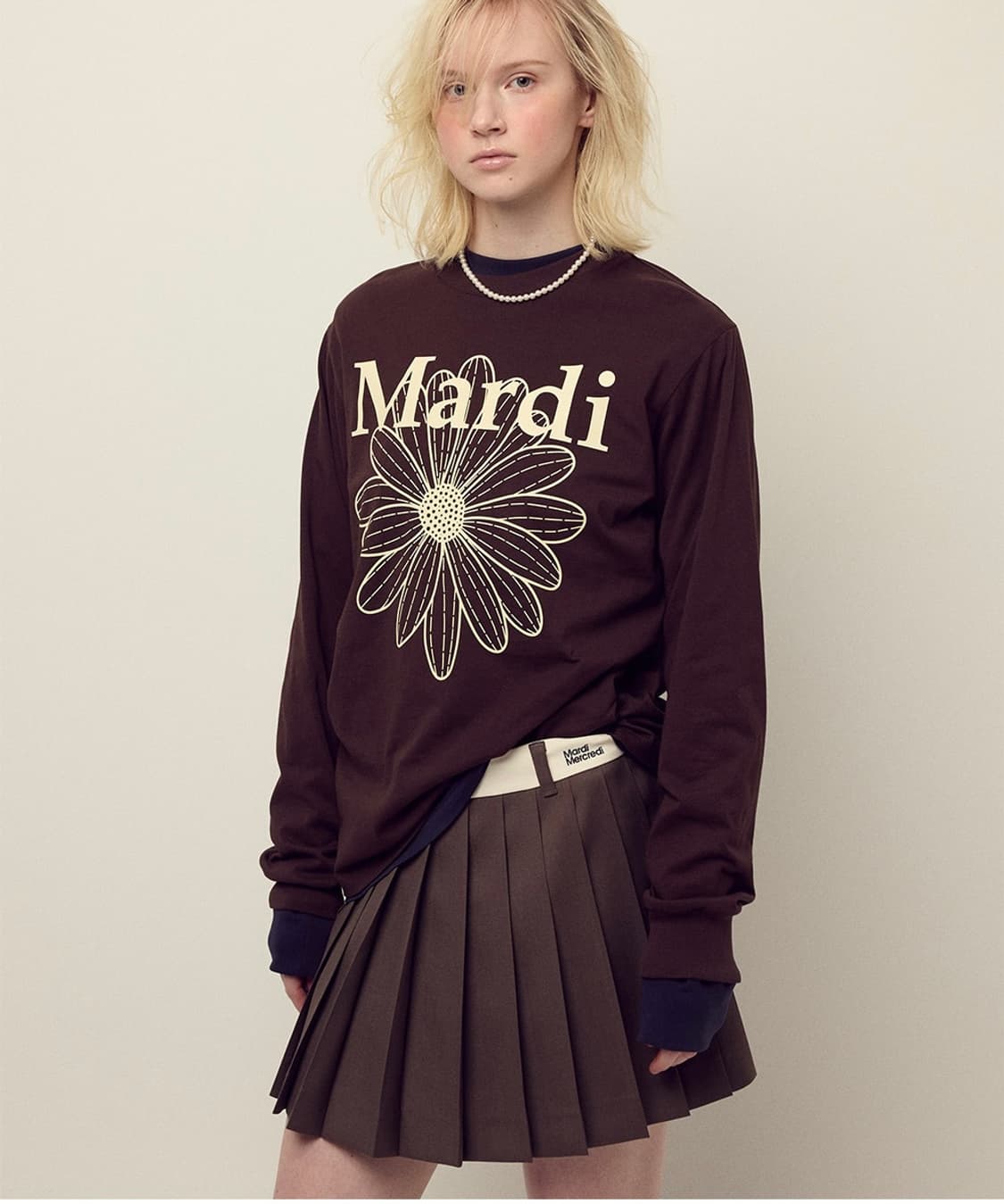 마르디 메크르디 긴팔 티셔츠 상품이미지3