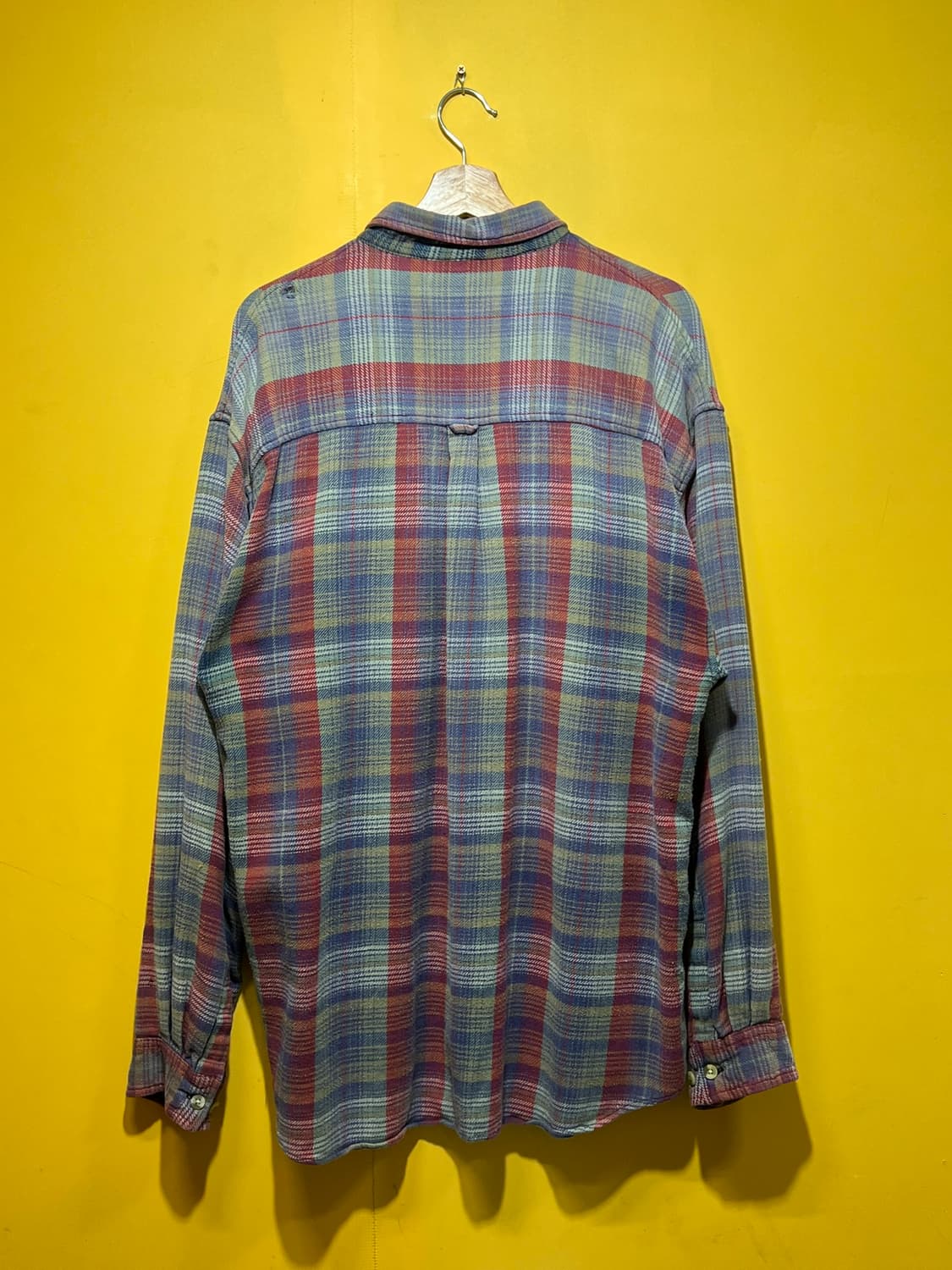 90s [XL] 올드 콜롬비아 빈티지 체크 플란넬 셔츠 상품이미지7