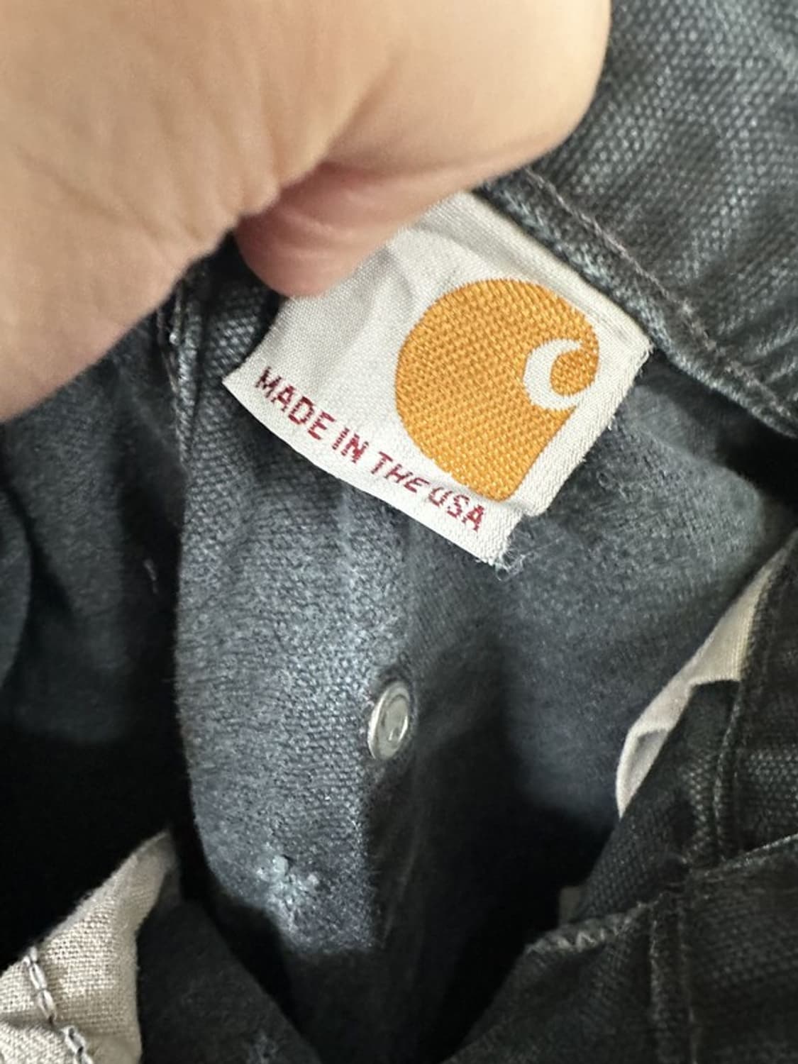 [32X34] CARHARTT B01BLK 더블니카펜터 워크데님팬츠 상품이미지5