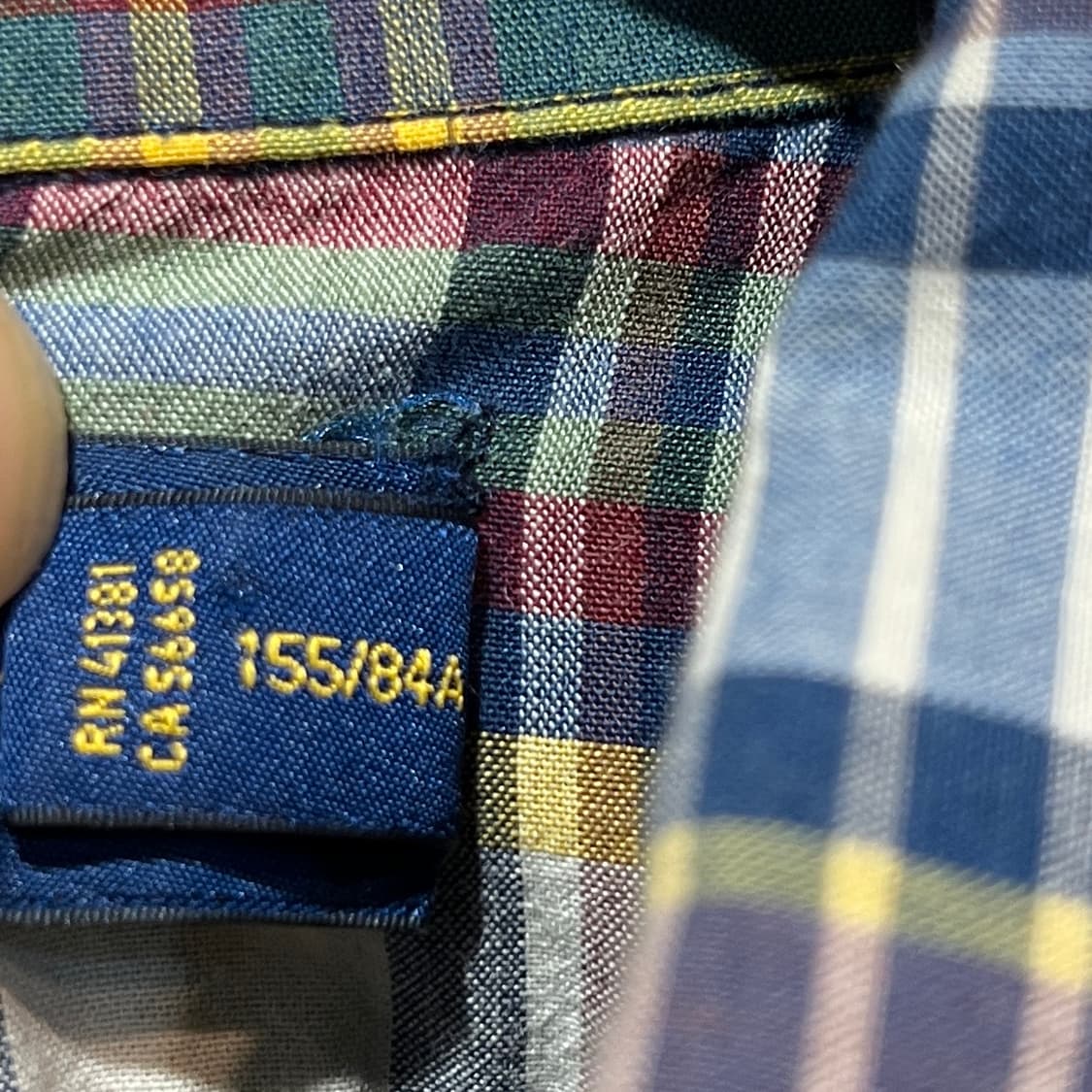 폴로 랄프로렌 체크 긴팔 셔츠 상품이미지4