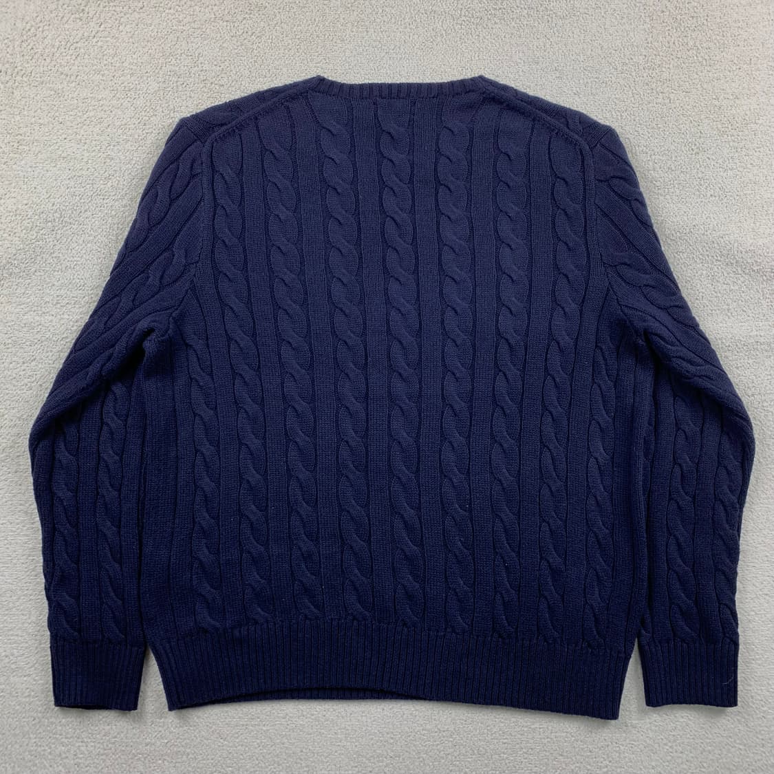 폴로 랄프로렌 포니로고 네이비 케이블 니트 상품이미지2