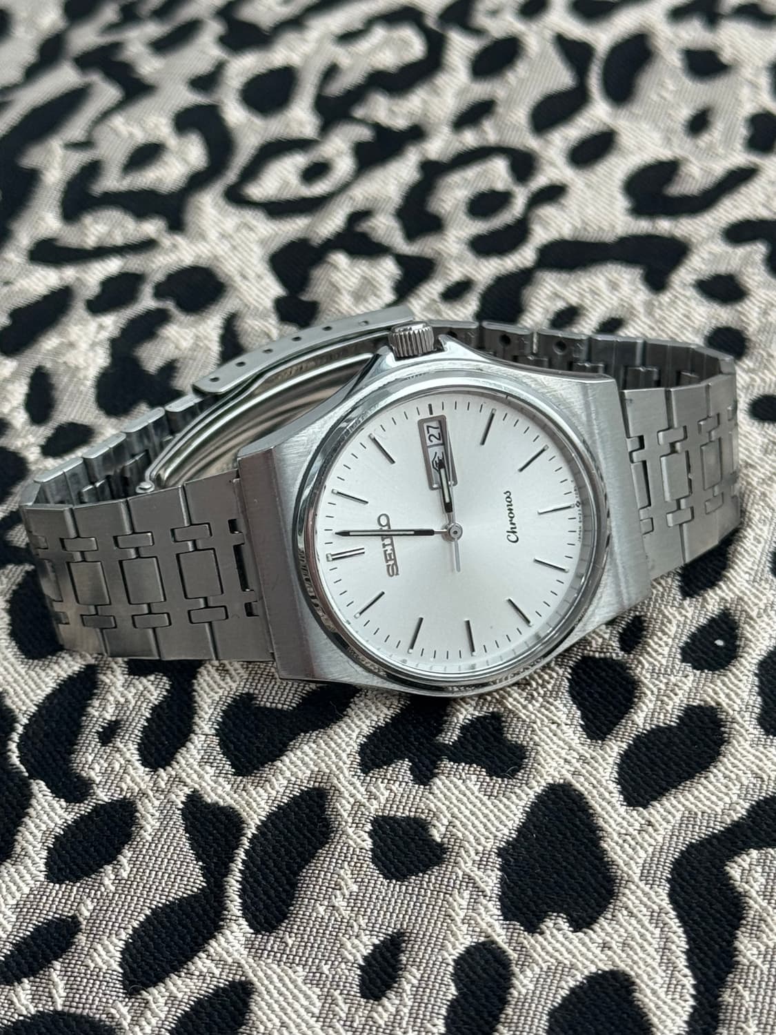 80s 빈티지 세이코 크로노스 쿼츠 상품이미지4