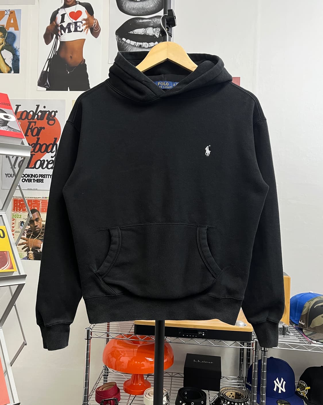 폴로 랄프로렌 화이트 포니 후드티 상품이미지5