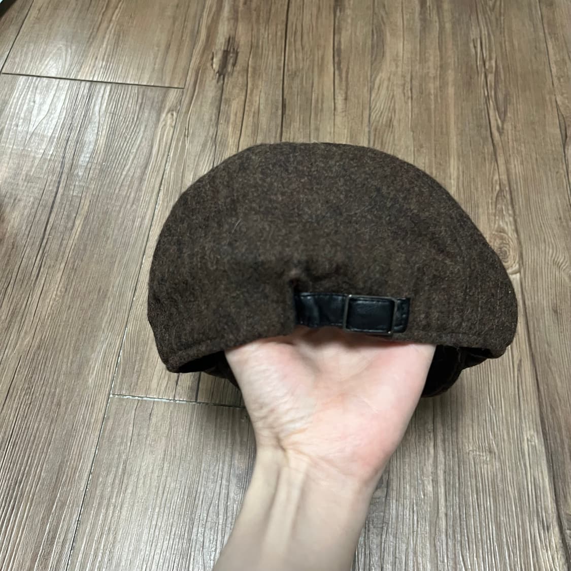 Vintage brown hunting cap 상품이미지5