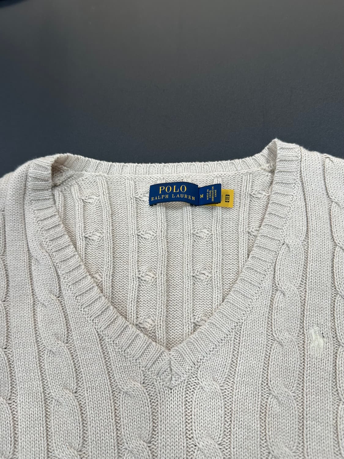 폴로랄프로렌 QR신형택 꽈배기 니트 상품이미지7