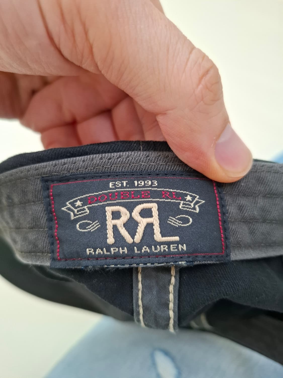 랄프로렌 더블알엘 랜치 로고 블랙 볼캡 상품이미지5