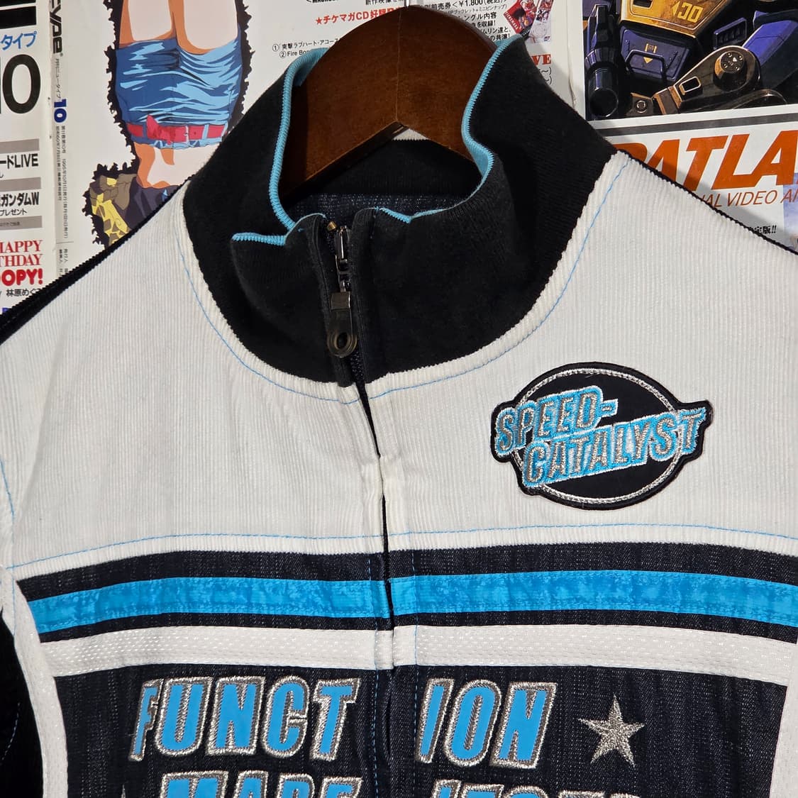 빈티지 EXR 코듀로이 누빔 레이싱 자켓 상품이미지3