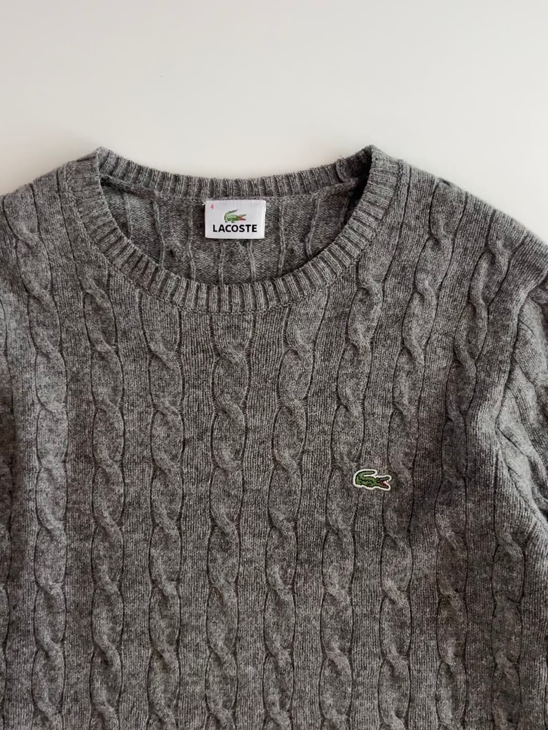 라코스테 케이블 울 니트 4 상품이미지2