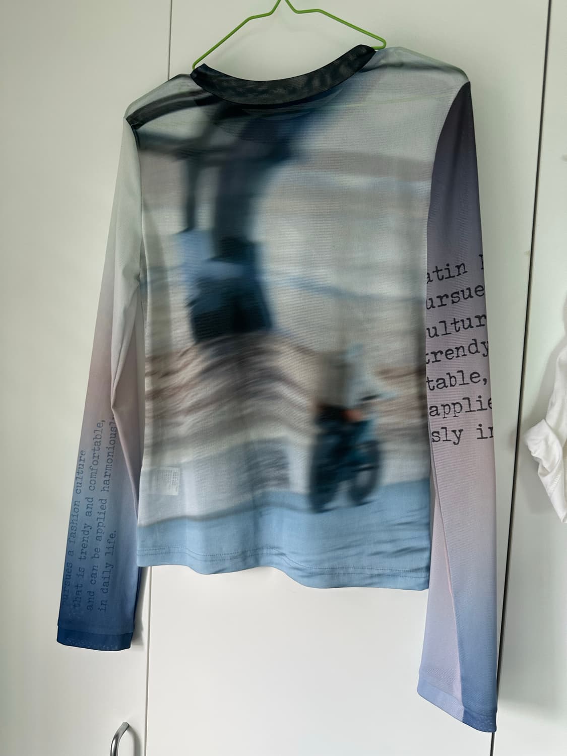 마뗑킴 몰디브 메쉬 탑 블루 (W) Matin Kim Maldives M 상품이미지7