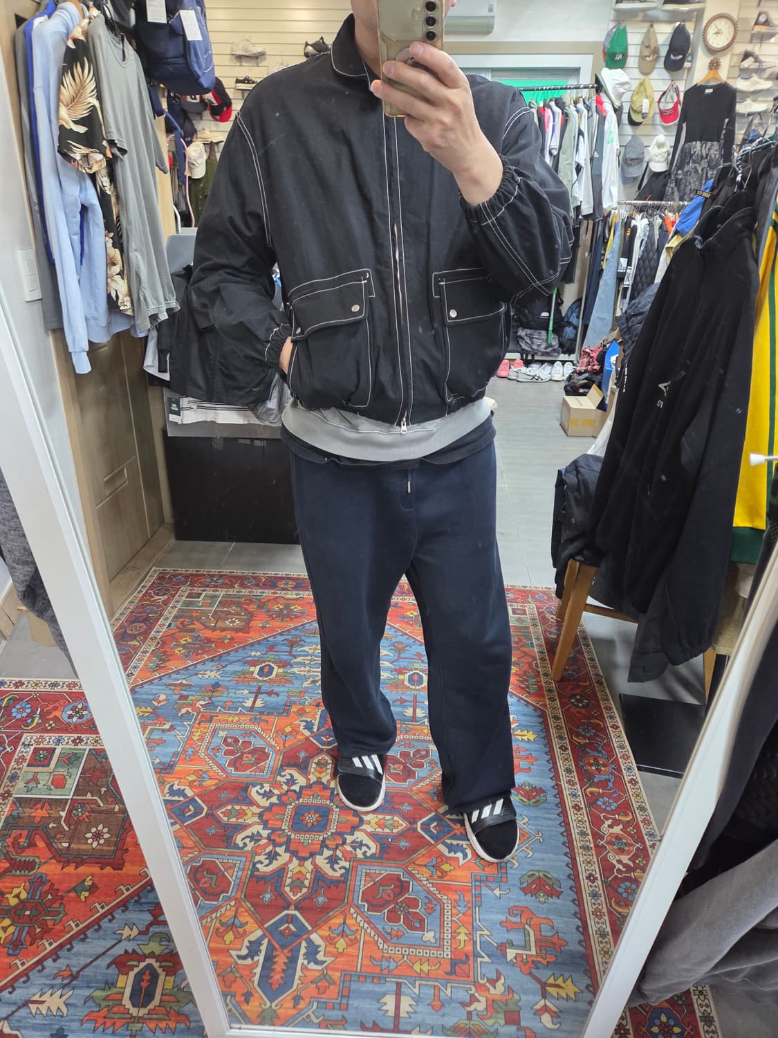 빈티지 노매이드 베르스티치 코튼 투웨이 봄버자켓 대략 L 상품이미지9