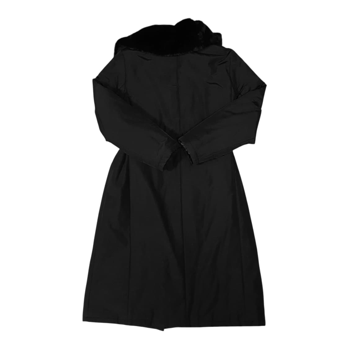 ✨ (바배) 골드 라인 블랙 퍼 롱 패딩 상품이미지2