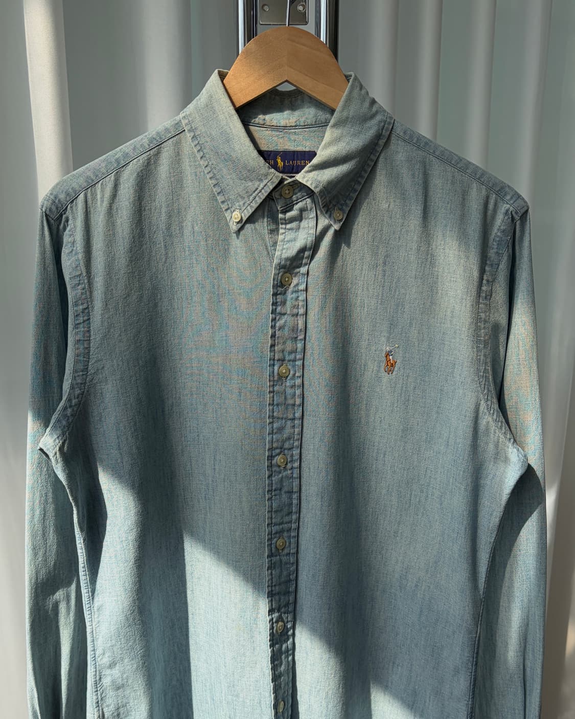 [M]폴로 랄프로렌 샴브레이 데님 셔츠 상품이미지3
