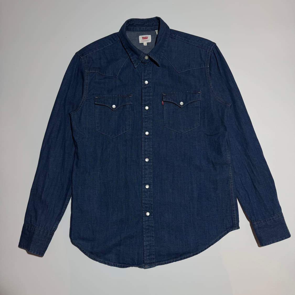 리바이스 웨스턴 인디고 데님 셔츠  상품이미지1