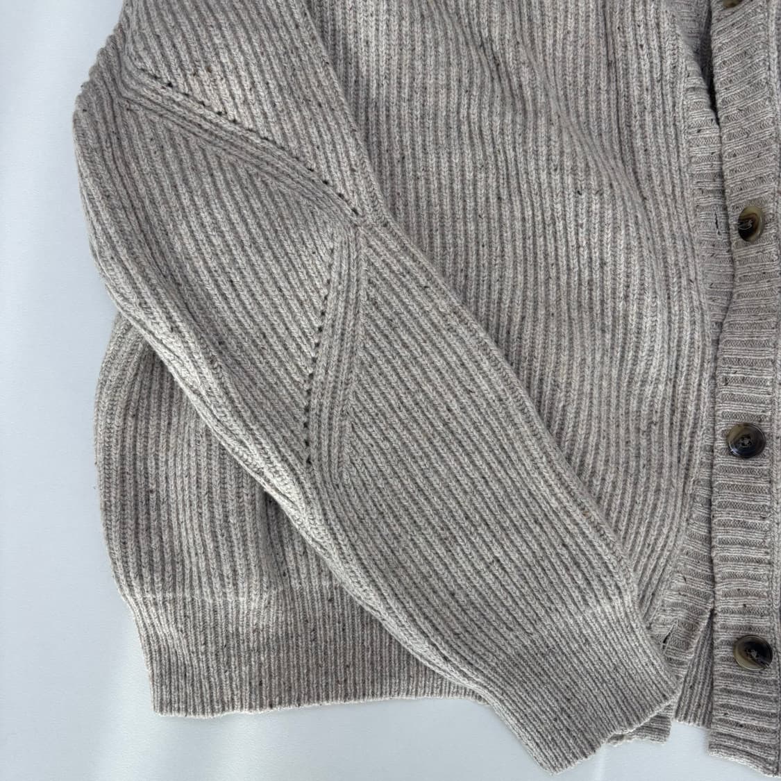 다이애그널 터틀넥 가디건 (상태 좋음) 상품이미지2