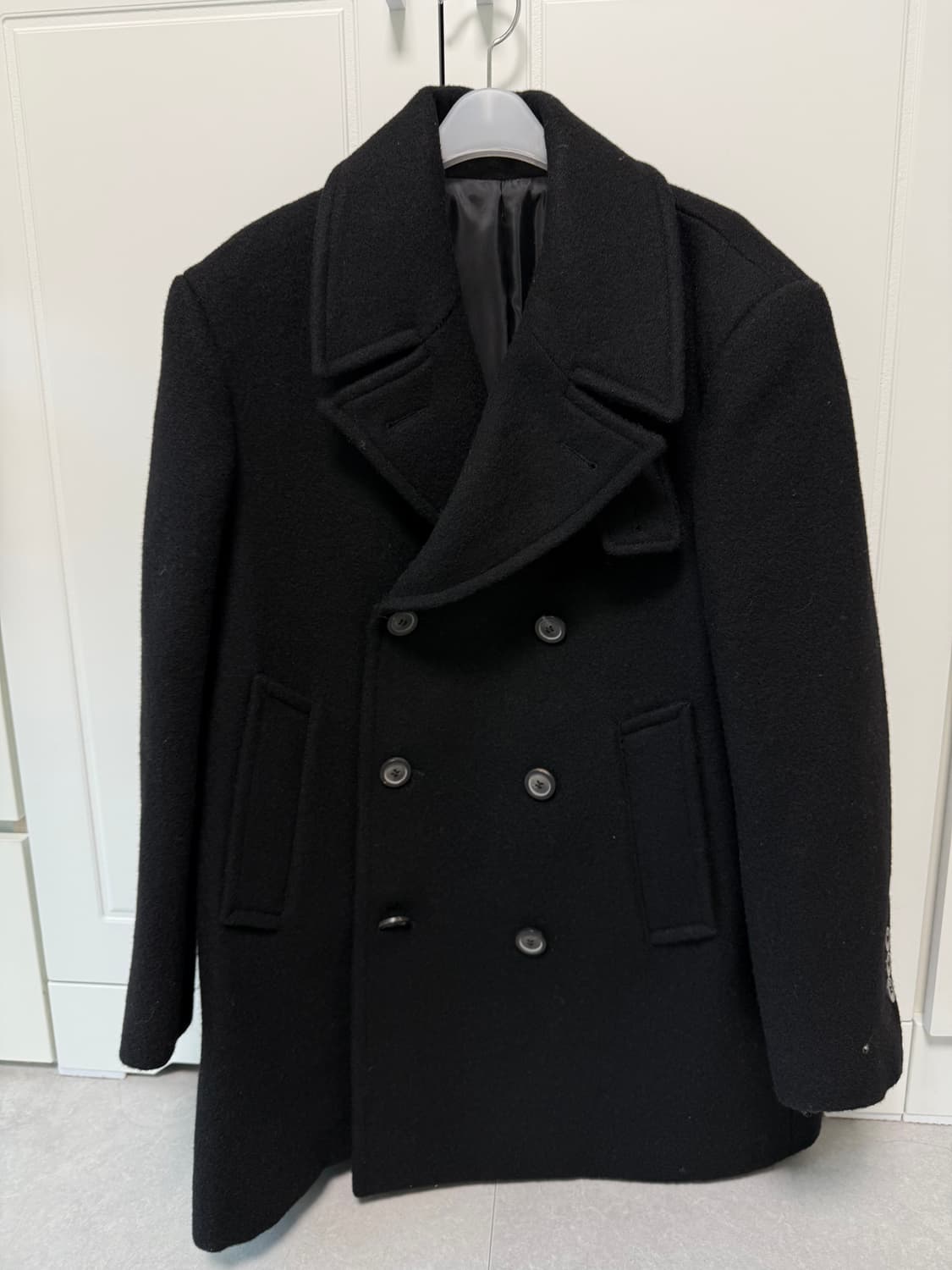 COOR 쿠어 버진 울 피코트 상품이미지5