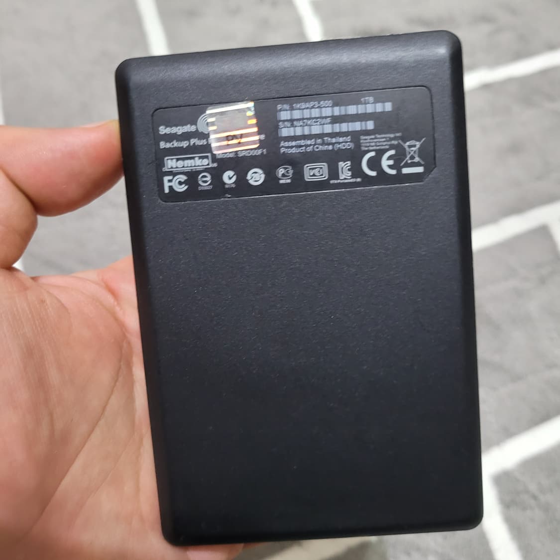 Seagate 씨게이트 1TB 외장하드 블루 색상 상품이미지5