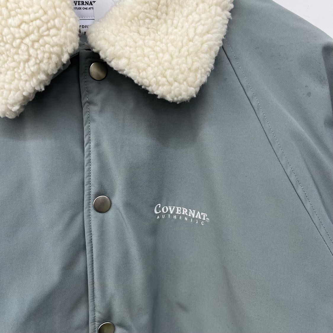 커버낫 뽀글이 카라 코치 자켓 M 상품이미지2