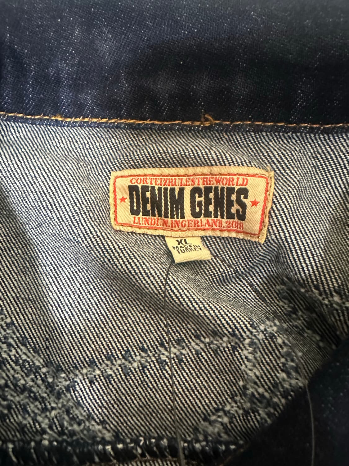 코르테이즈 스티치 데님 자켓 xl 상품이미지4