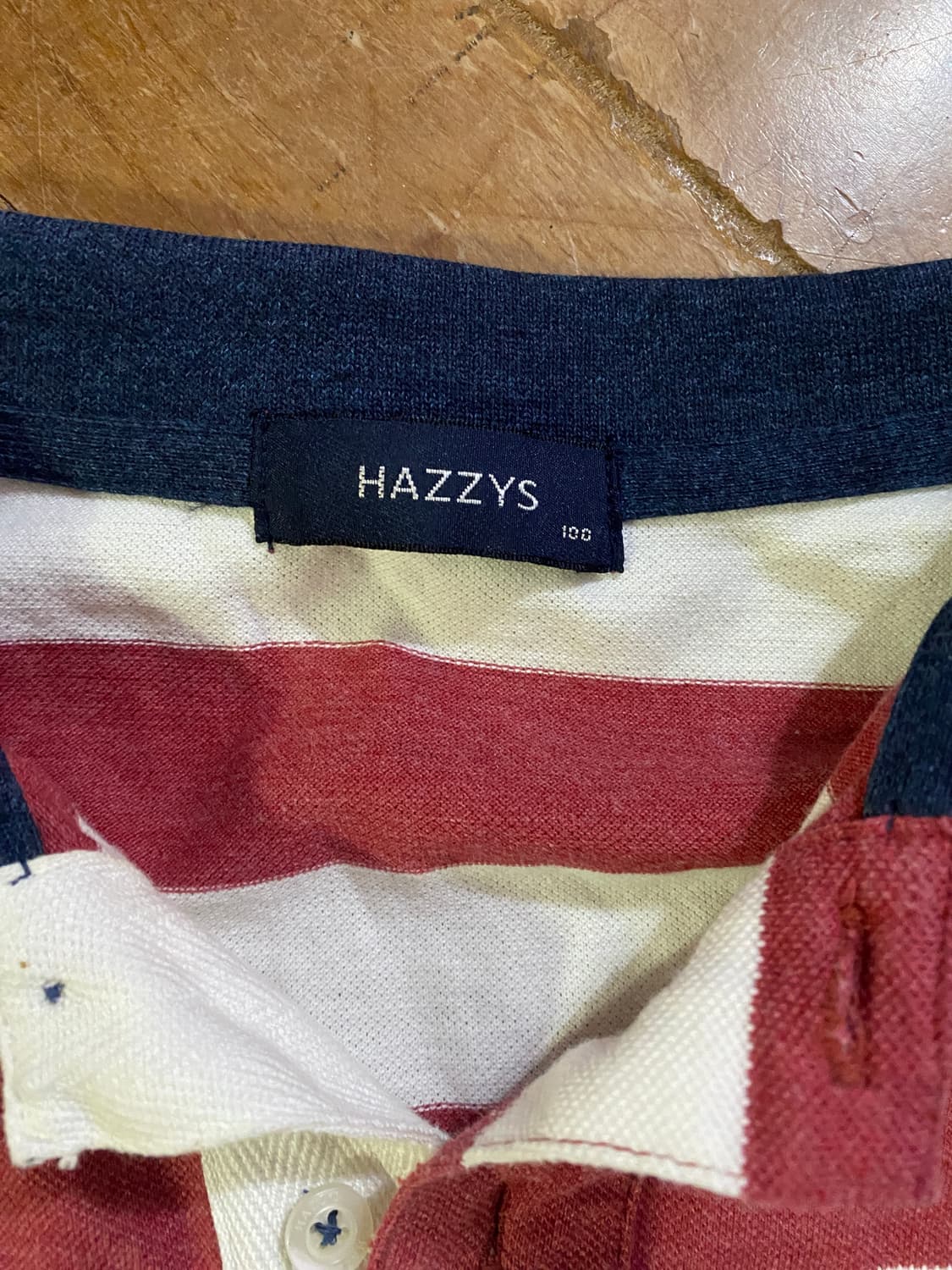 헤지스 스트라이프 카라티 100 상품이미지2