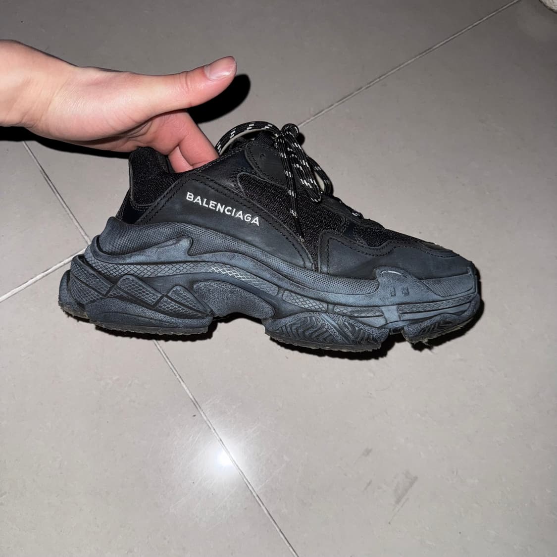 발렌 더티 트리플s (블랙 / 39 (260) ) 상품이미지8