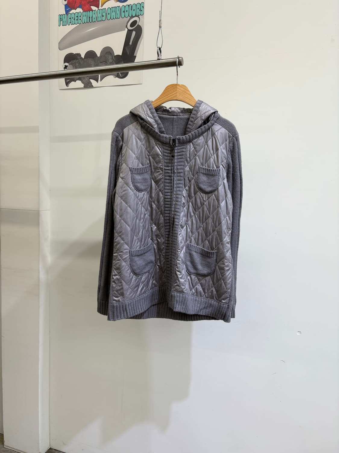 COLLINE JORDIN 니트집업 상품이미지1