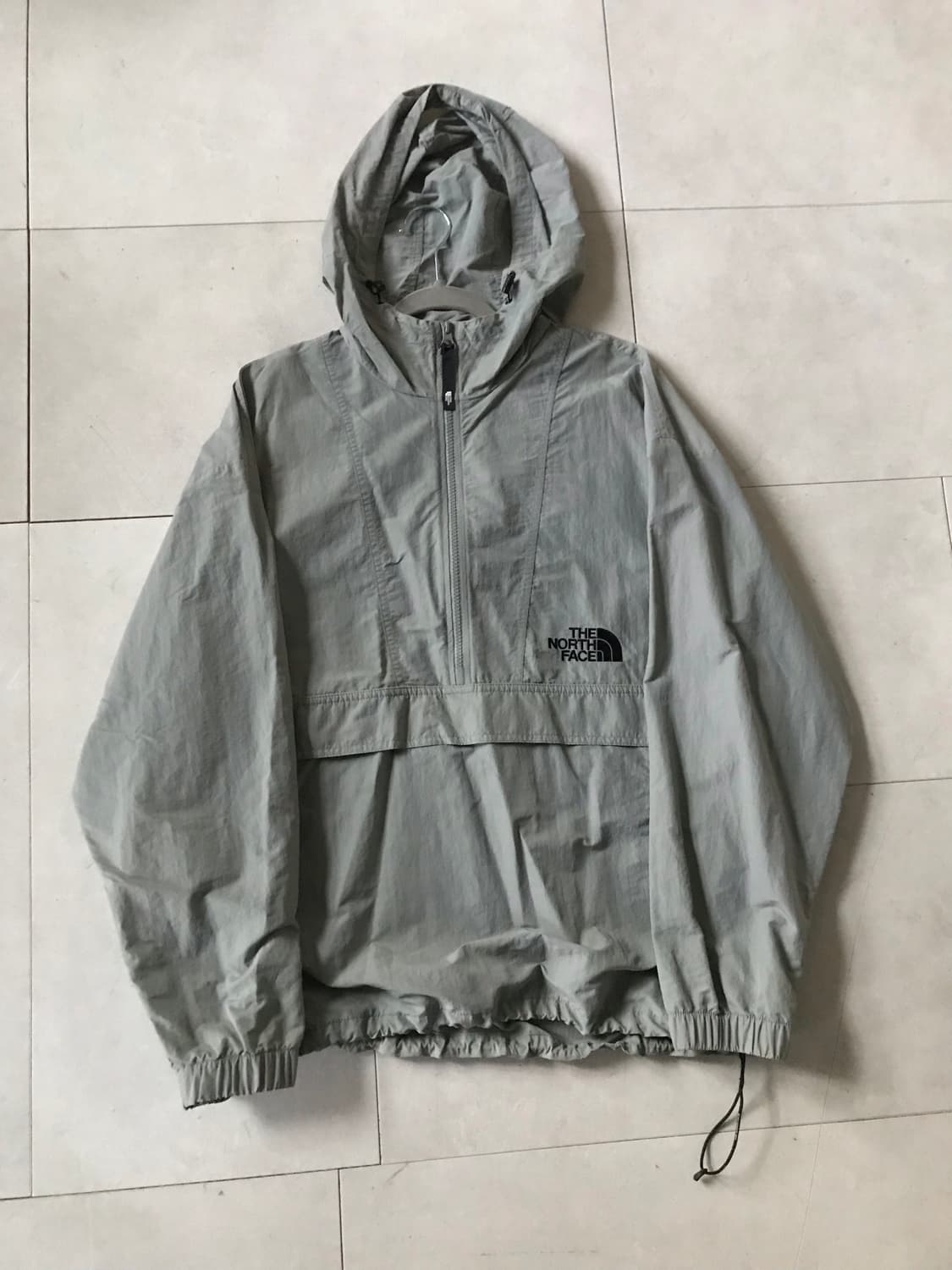 노페 카키 바람막이 고프코어 반집업 상품이미지9