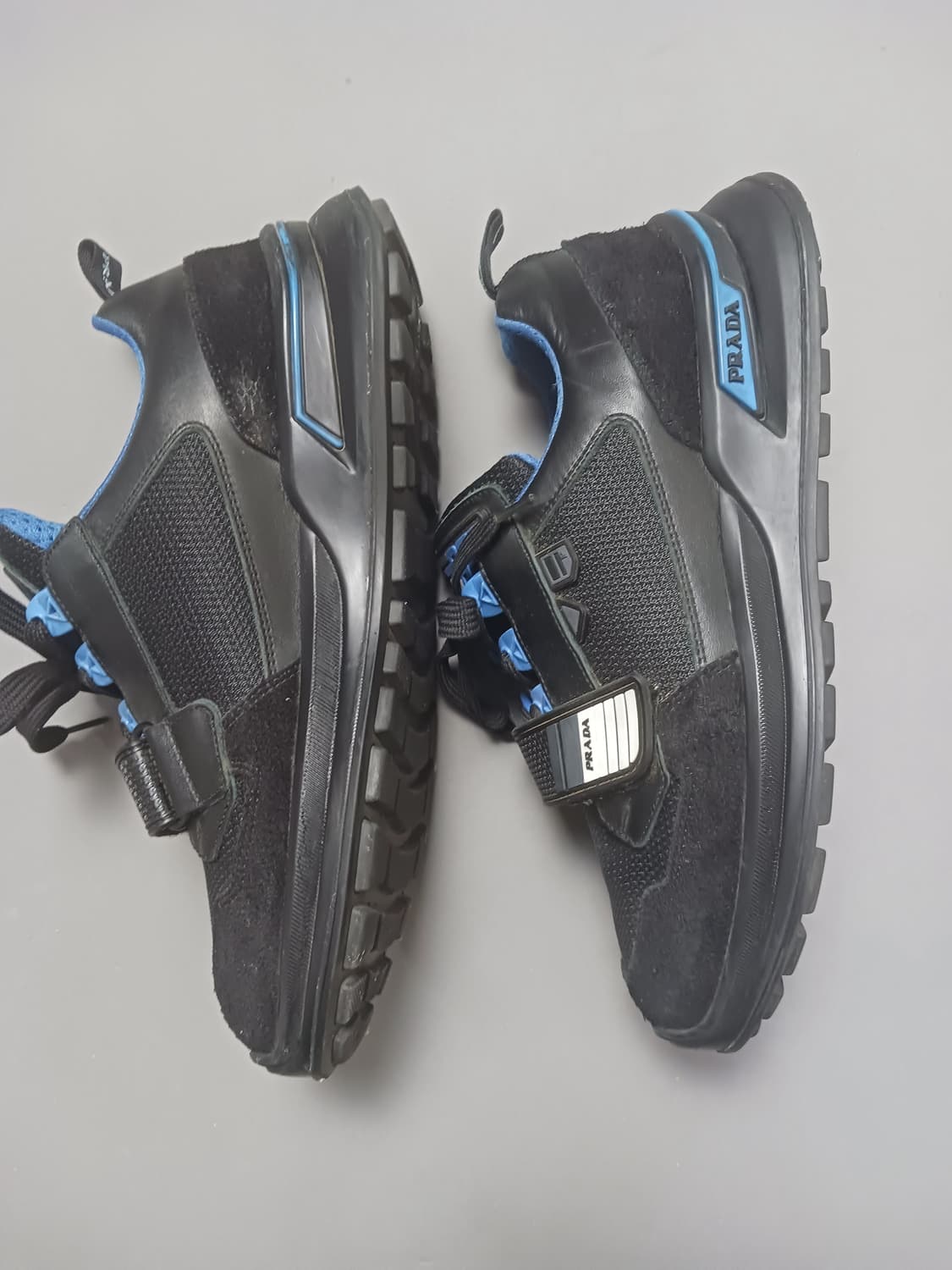 [270] 프라다 스카모시아토 벨크로 스니커즈 운동화 상품이미지6