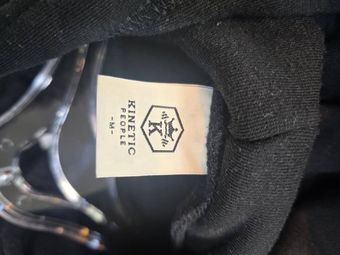 키네틱피플 블랙 후드티 M 상품이미지3