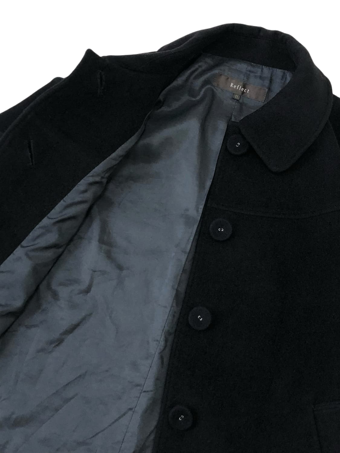 reflect 블랙 미디 코트 상품이미지10