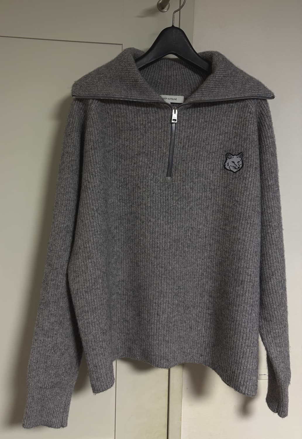 메종키츠네 하프집업 니트 상품이미지3