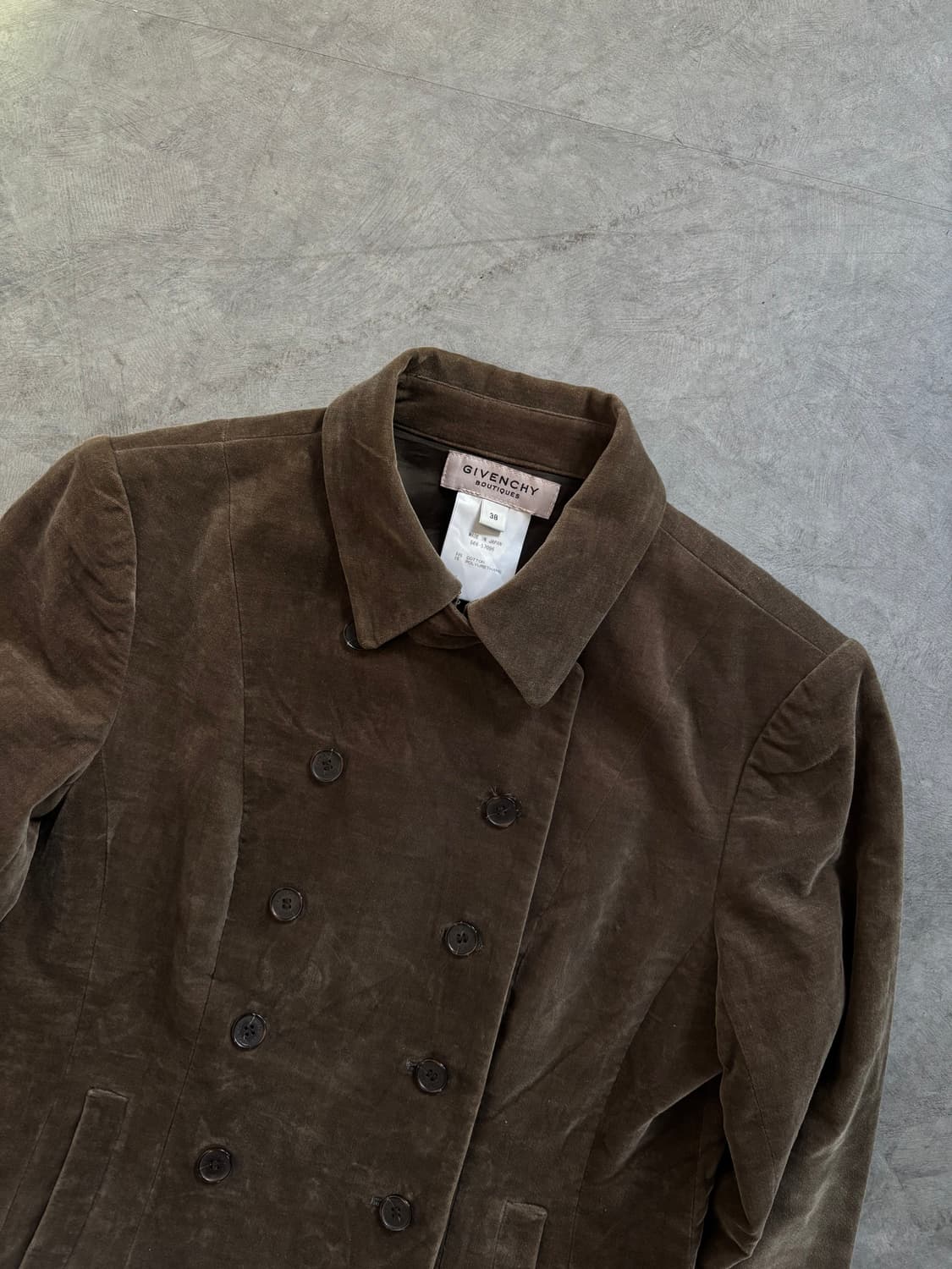 Givenchy 지방시 90‘s 브라운 더블 브레스티드 자켓 상품이미지3