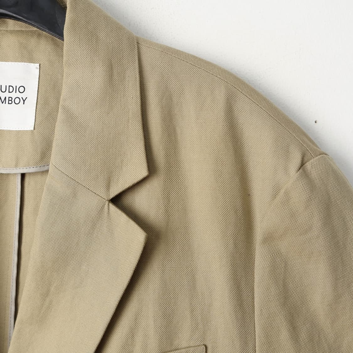 55/스튜디오톰보이 와이드숄더 오버핏 자켓 상품이미지4