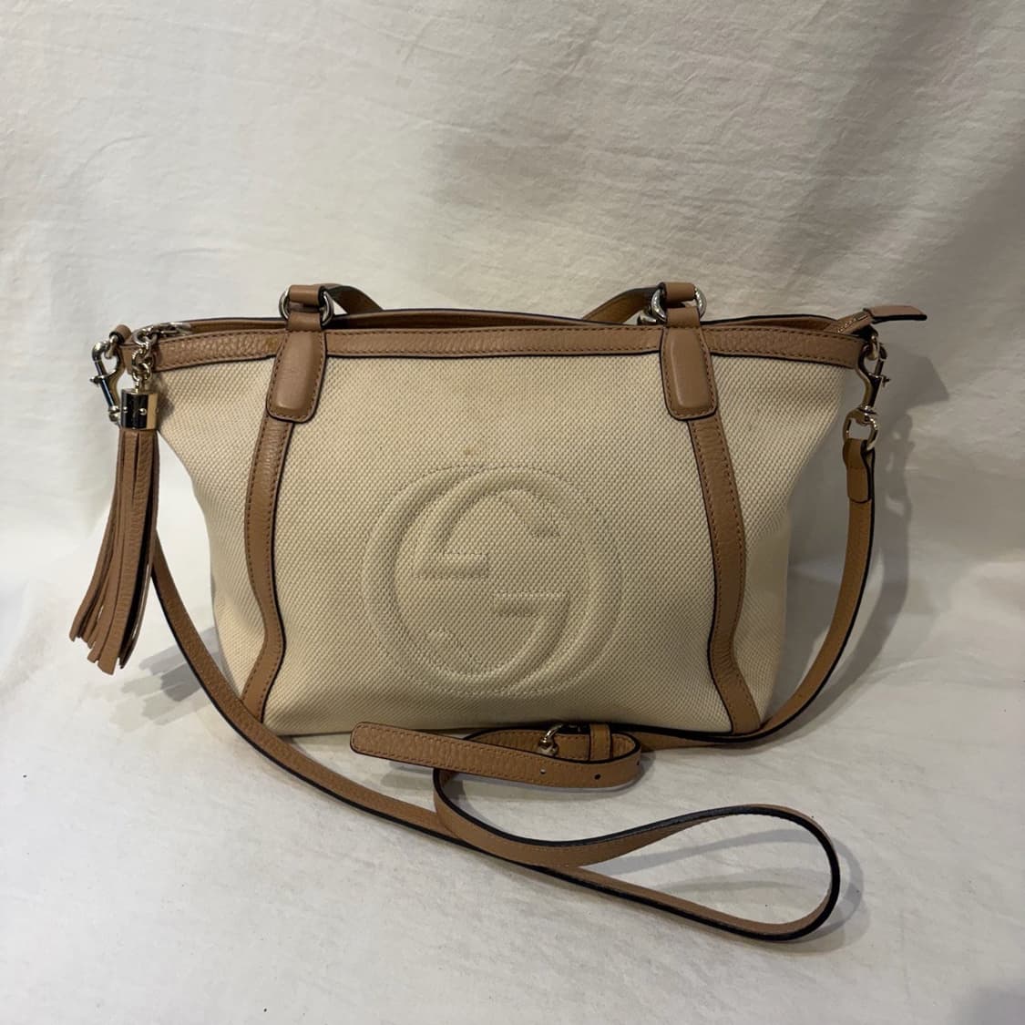 구찌 엠보스 소호 캠버스 투웨이 가방 상품이미지1