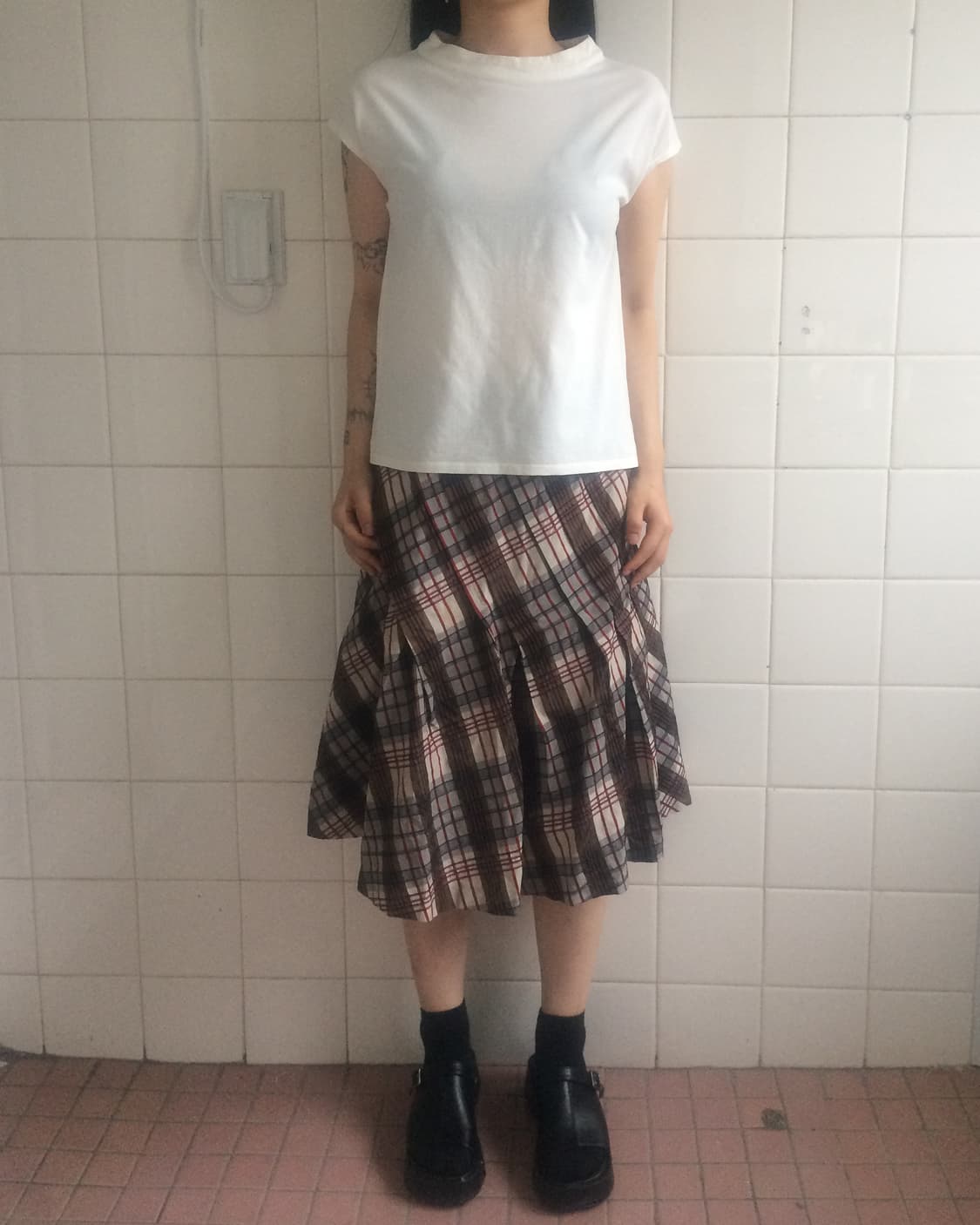Half high neck t shirt 상품이미지4