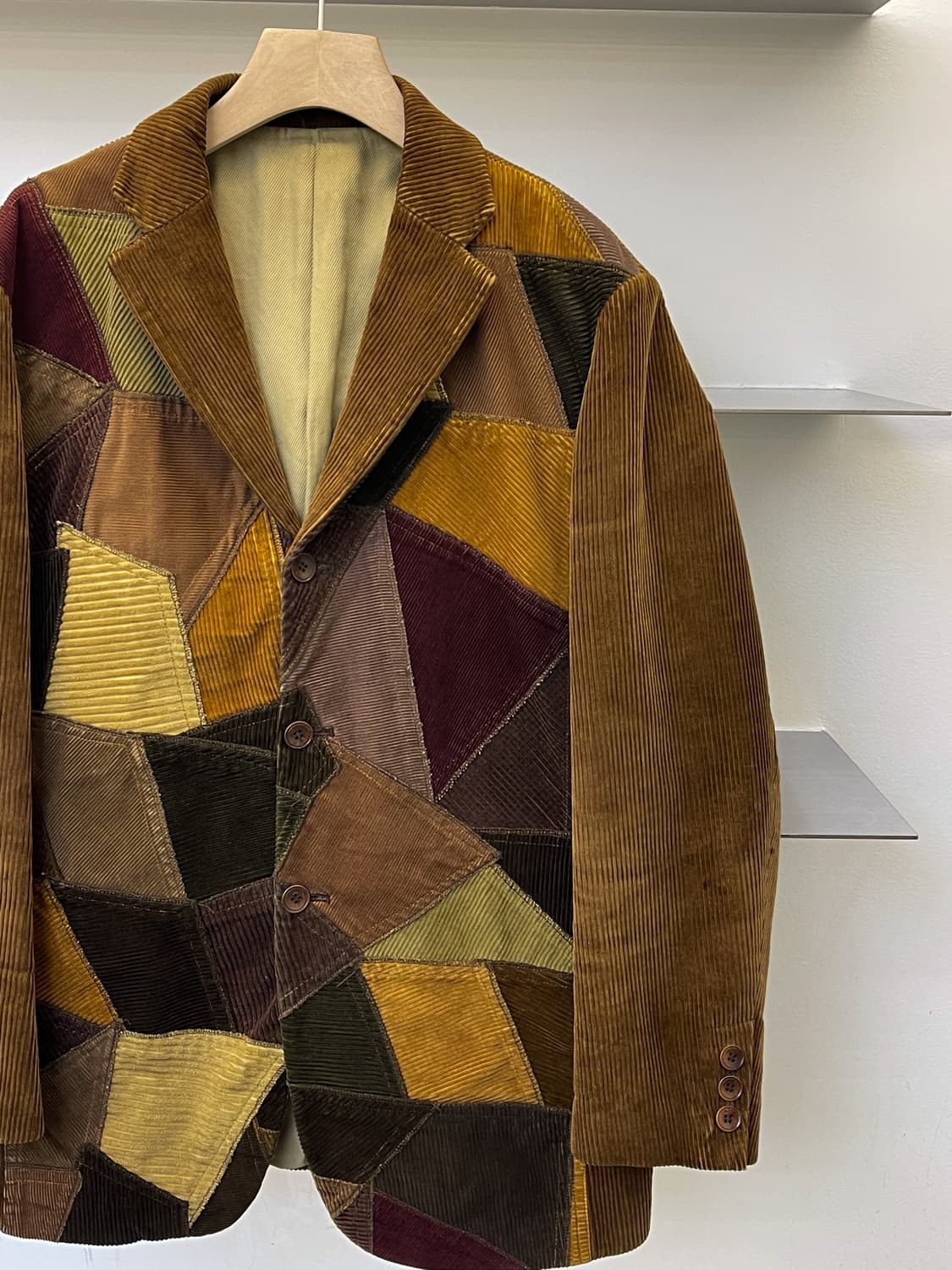 인터메조 패치워크 코듀로이 블레이저 상품이미지3