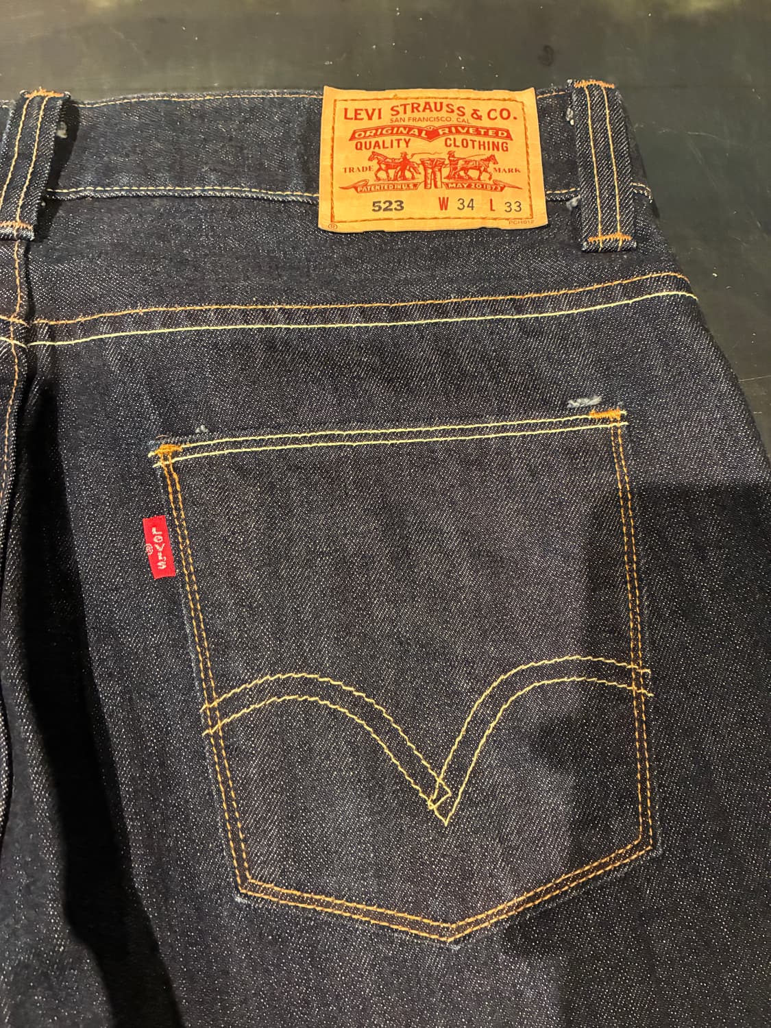 34/33) 리바이스 523 셀비지 데님 상품이미지6