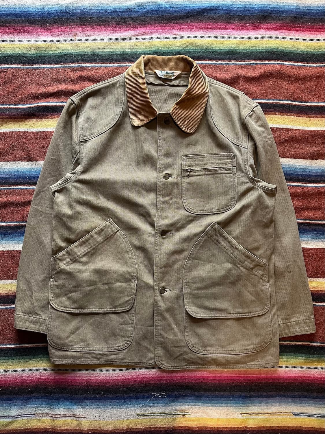 80s USA LL Bean 빈티지 엘엘빈 HBT 헌팅 자켓 상품이미지2