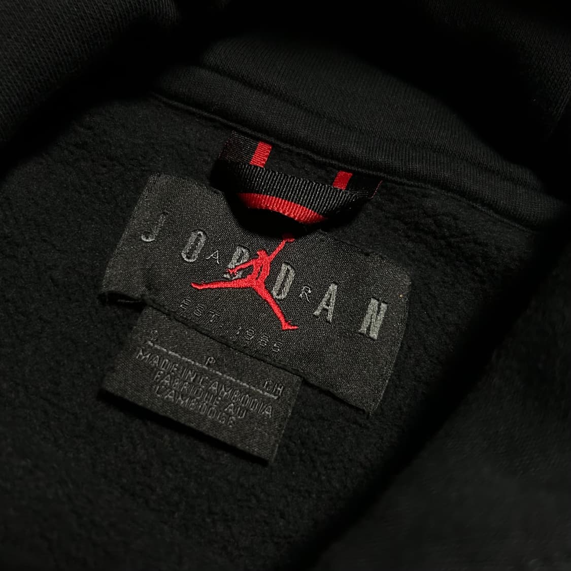 [S] Jordan 조던 파리 생제르망 블랙 후드티 상품이미지7