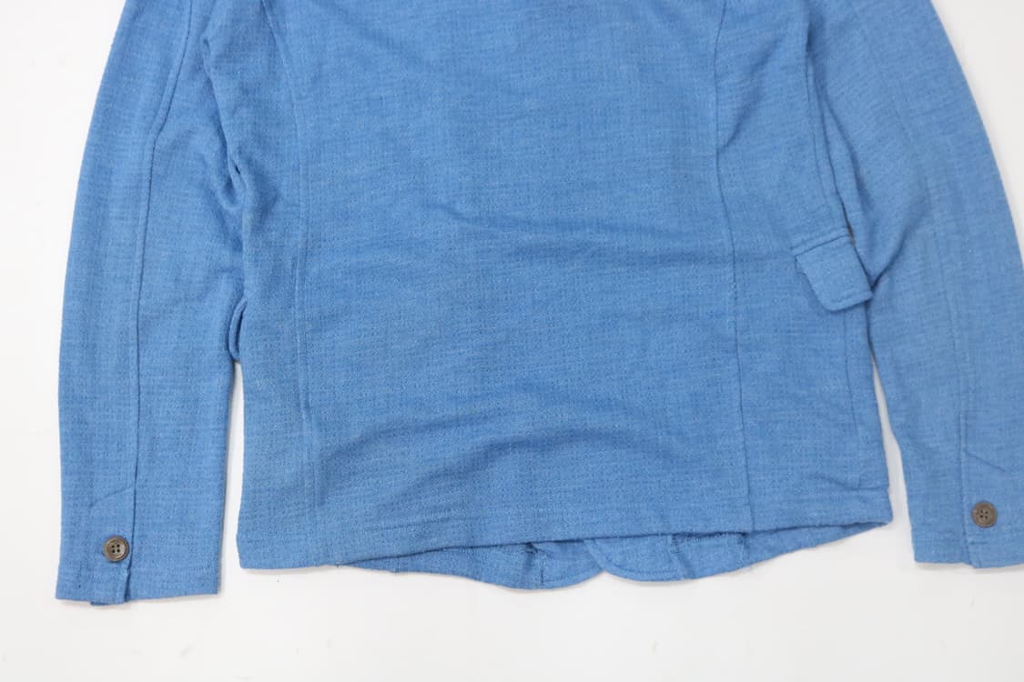 a.v.v HOMME 빈티지 블루 숄칼라 떡볶이 단추 가디건 자켓 (L) 상품이미지8