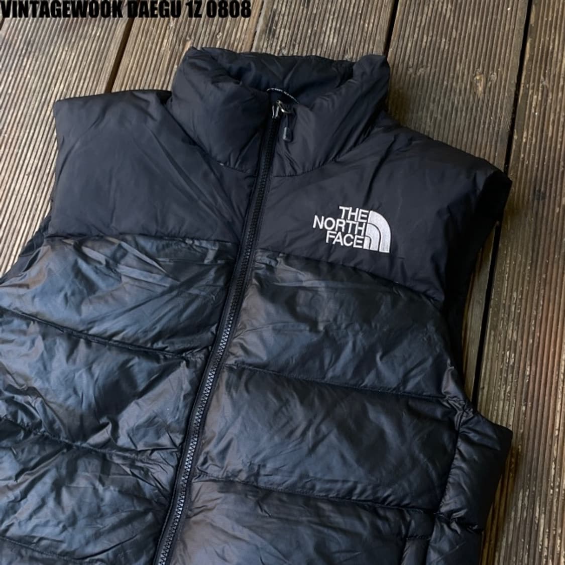 노스페이스 700 눕시 패딩조끼 블랙 상품이미지1