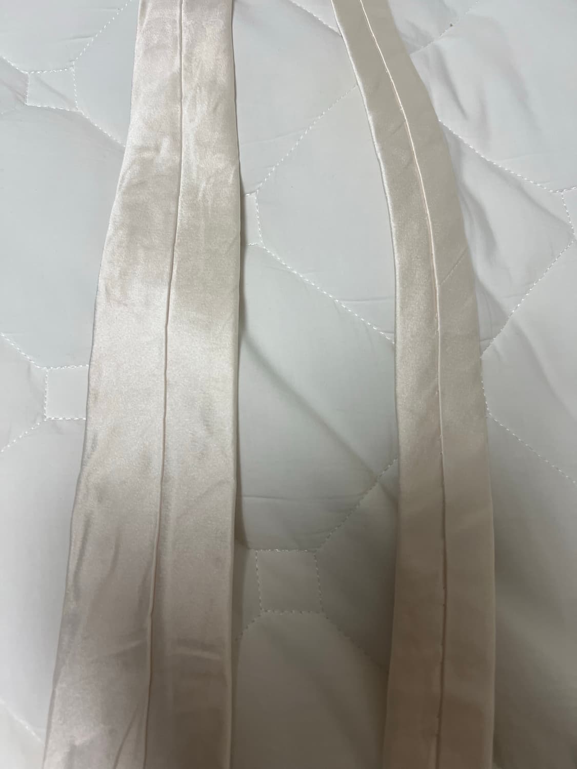 메멘토모리/실크 아이보리 넥타이/OS 상품이미지6