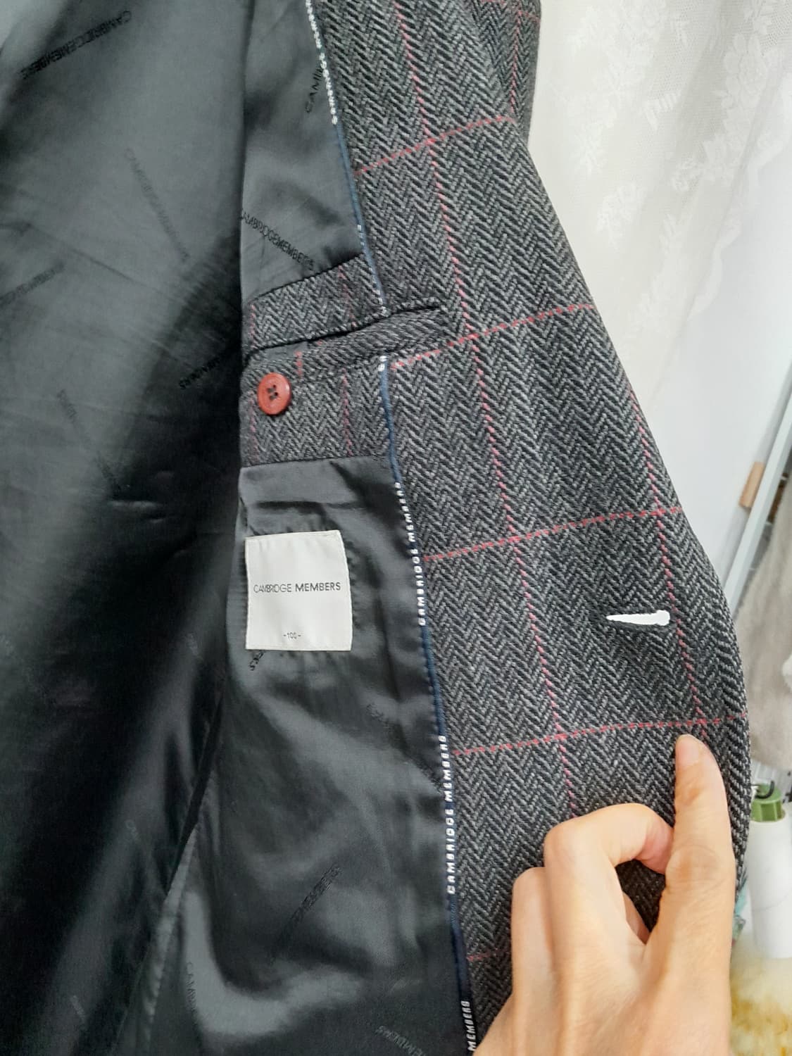 캠브릿지 멤버스 모직 헤링본 자켓 상품이미지4