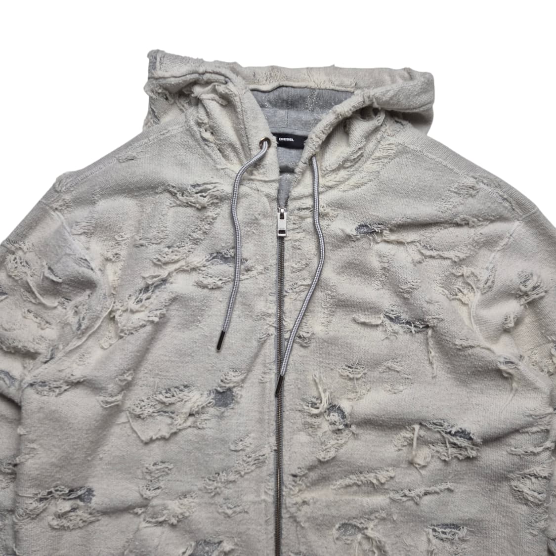 [XS] 디젤 디스트로이드 롱 후드집업 상품이미지4