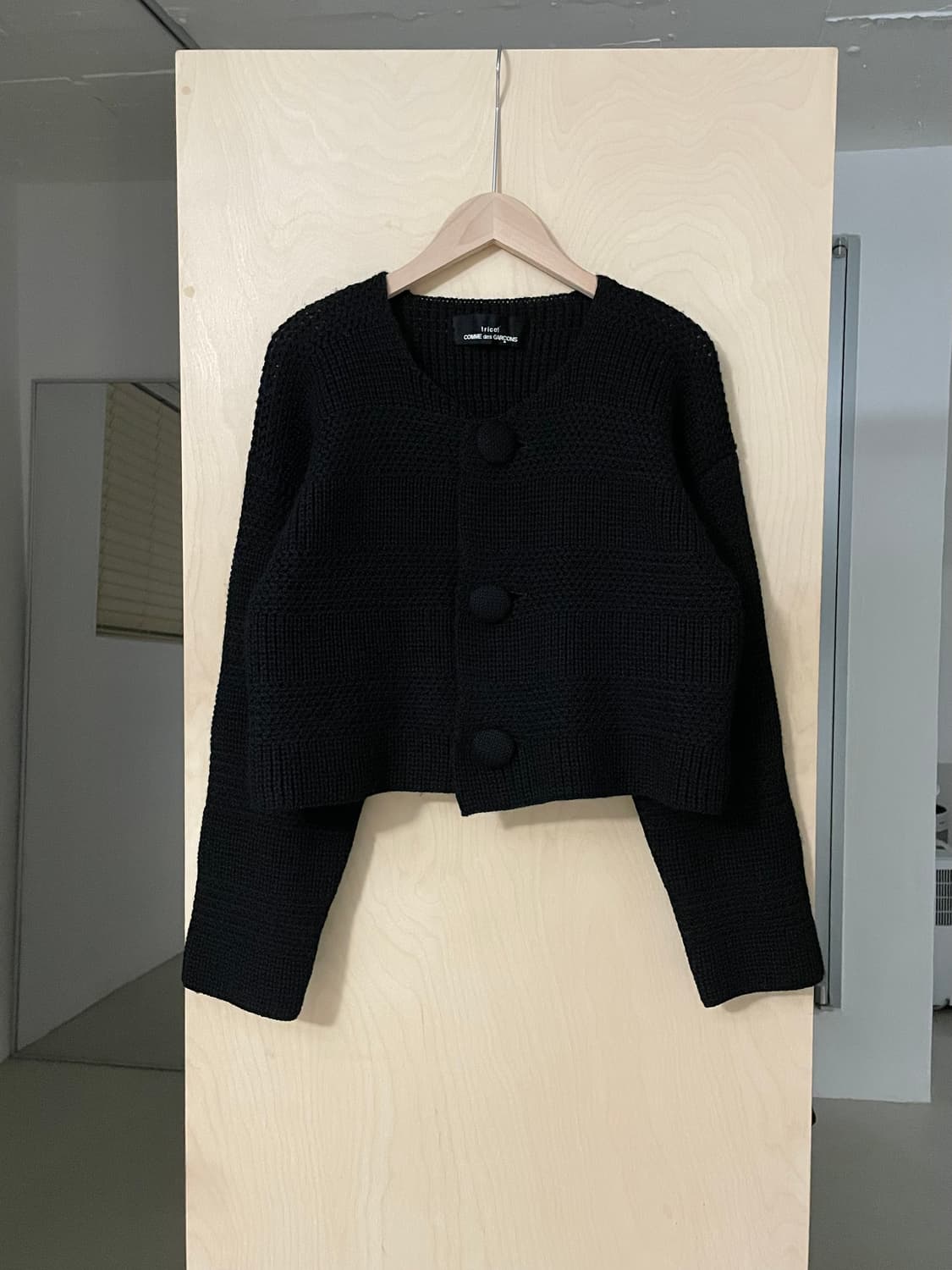 꼼데가르송 트리콧 버튼 가디건 상품이미지2