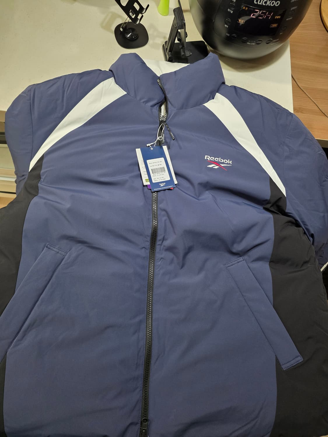 리복 벡터 리버시블 패딩(2XL) 상품이미지5